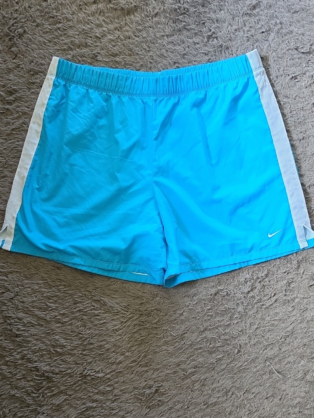 Nike Women's Sz XL Light Blue Athletic Shorts